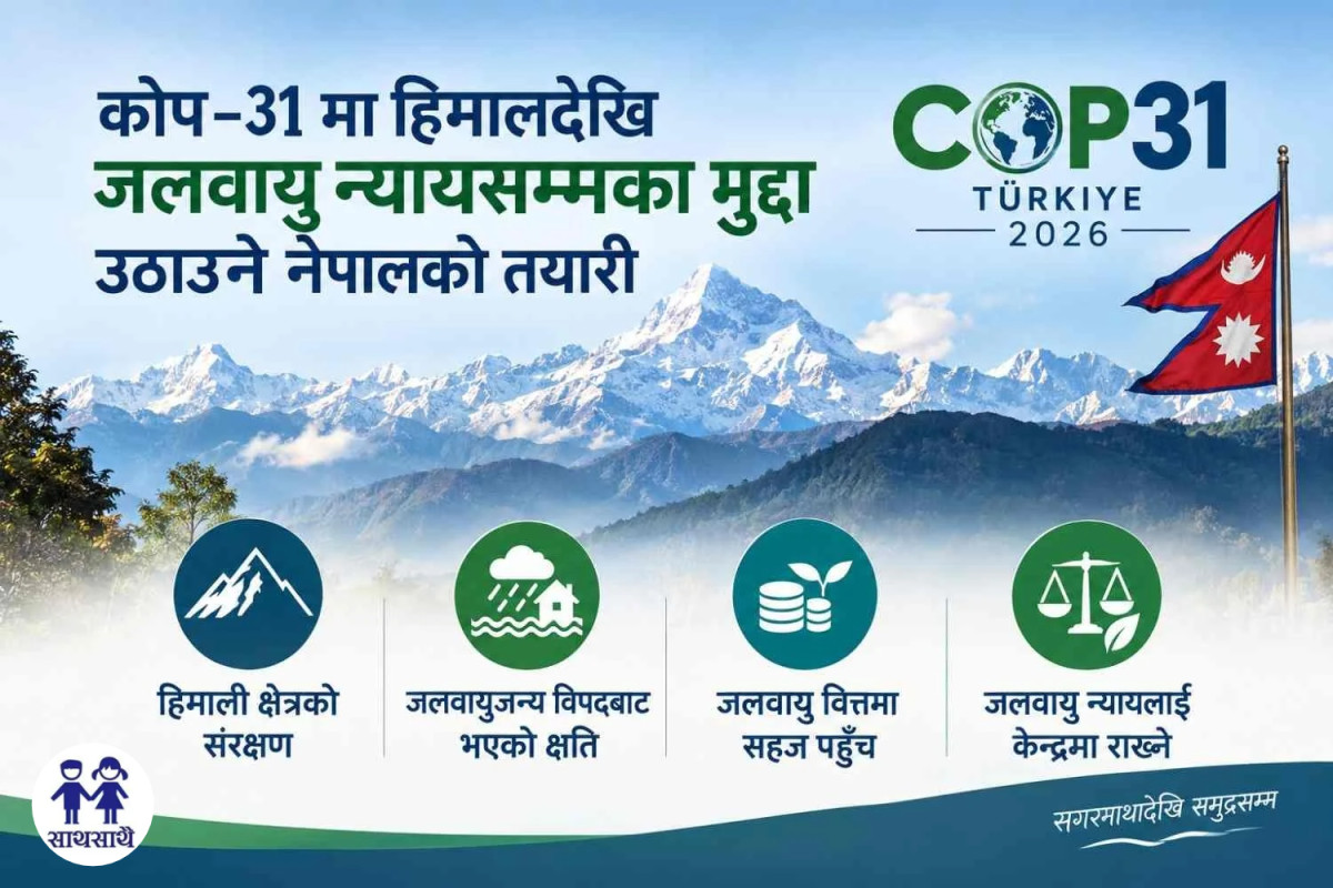 कोप–३१ मा हिमालदेखि जलवायु न्यायसम्मका मुद्दा उठाउने नेपालको तयारी